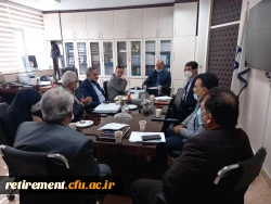 جلسه  اعضای هیات موسسان کانون بازنشستگان دانشگاه ، سرپرست معاونت طرح و برنامه و توسعه منابع و برخی از مدیران حوزه معاونت برگزارشد . 2