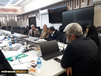 گزارش جلسه با ریاست محترم دانشگاه فرهنگیان