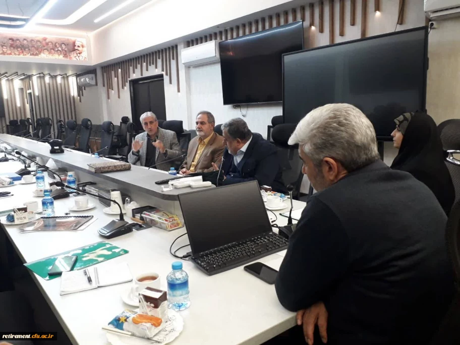 گزارش جلسه با ریاست محترم دانشگاه فرهنگیان