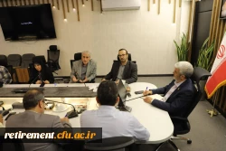 نشست نمایندگان بازنشستگان دانشگاه فرهنگیان با رئیس دانشگاه و نماینده وزیر آموزش و پرورش 2