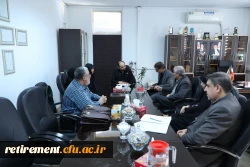 دیدار اعضای هیات موسسان کانون بازنشستگان با رییس و معاون مرکز ارزیابی و تضمین کیفیت دانشگاه فرهنگیان  2