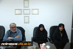 دیدار اعضای هیات موسسان کانون بازنشستگان با رییس و معاون مرکز ارزیابی و تضمین کیفیت دانشگاه فرهنگیان  5