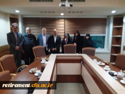  دیدار اعضای هیات موسسان کانون بازنشستگان با  دکتر ازوجی مدیر عامل صندوق بازنشستگی کشوری  3