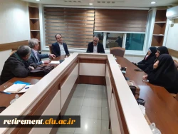  دیدار اعضای هیات موسسان کانون بازنشستگان با  دکتر ازوجی مدیر عامل صندوق بازنشستگی کشوری  4