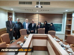  دیدار اعضای هیات موسسان کانون بازنشستگان با  دکتر ازوجی مدیر عامل صندوق بازنشستگی کشوری  5