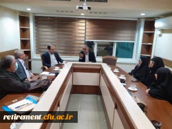  دیدار اعضای هیات موسسان کانون بازنشستگان با  دکتر ازوجی مدیر عامل صندوق بازنشستگی کشوری  6
