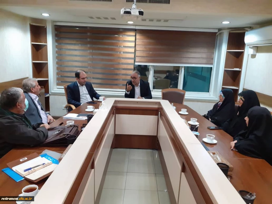  دیدار اعضای هیات موسسان کانون بازنشستگان با  دکتر ازوجی مدیر عامل صندوق بازنشستگی کشوری  6