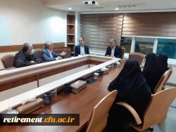  دیدار اعضای هیات موسسان کانون بازنشستگان با  دکتر ازوجی مدیر عامل صندوق بازنشستگی کشوری  7