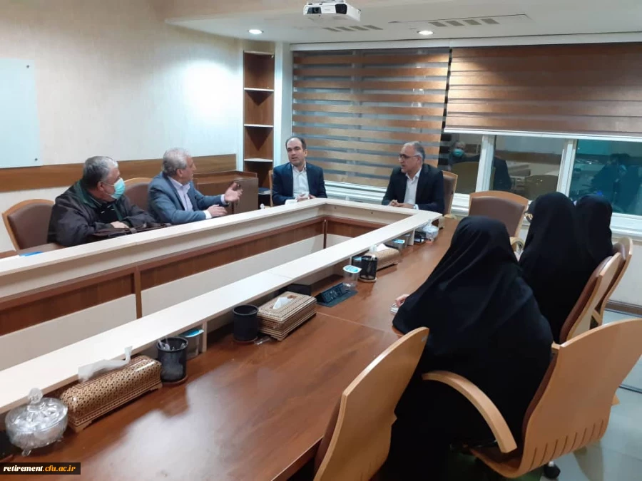  دیدار اعضای هیات موسسان کانون بازنشستگان با  دکتر ازوجی مدیر عامل صندوق بازنشستگی کشوری  7