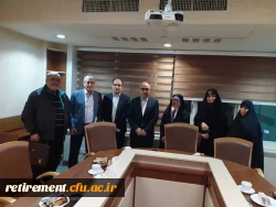  دیدار اعضای هیات موسسان کانون بازنشستگان با  دکتر ازوجی مدیر عامل صندوق بازنشستگی کشوری  8