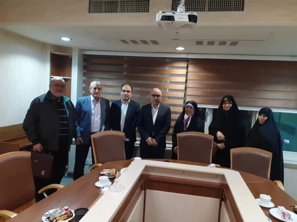  دیدار اعضای هیات موسسان کانون بازنشستگان با  دکتر ازوجی مدیر عامل صندوق بازنشستگی کشوری  8